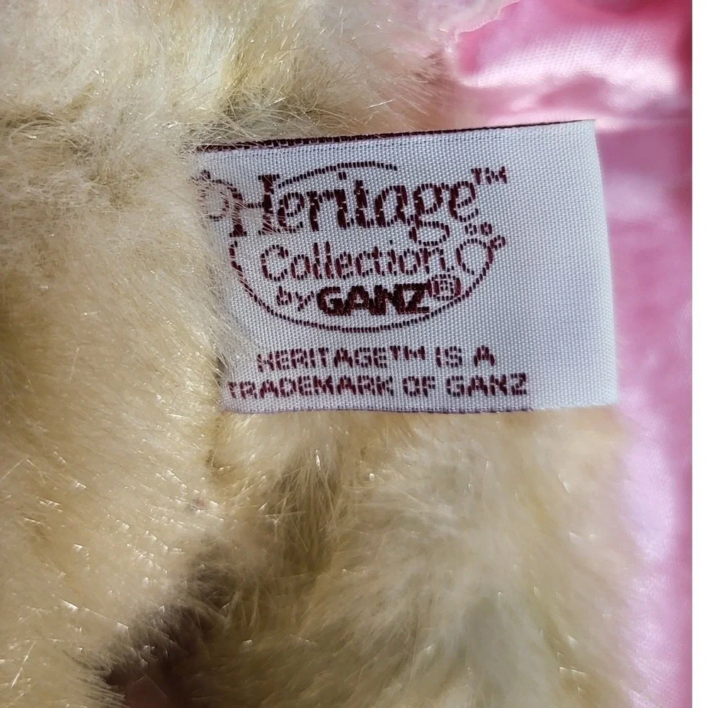 Heritage Collection Bear Channel Pink Dress Trim Coat and Matching Hat GANZ